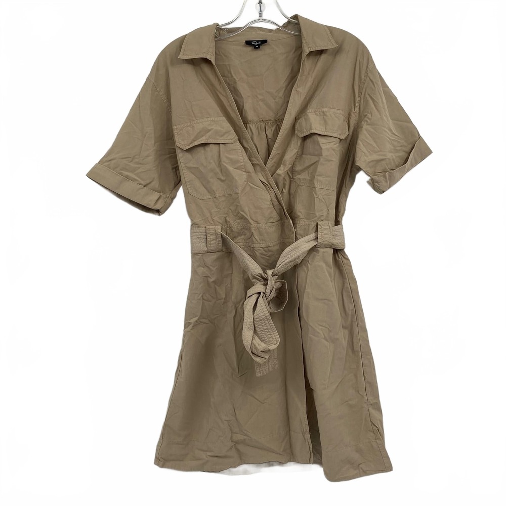 Rails Tan Mini Dress Wrap Silhouette Short | Womens M